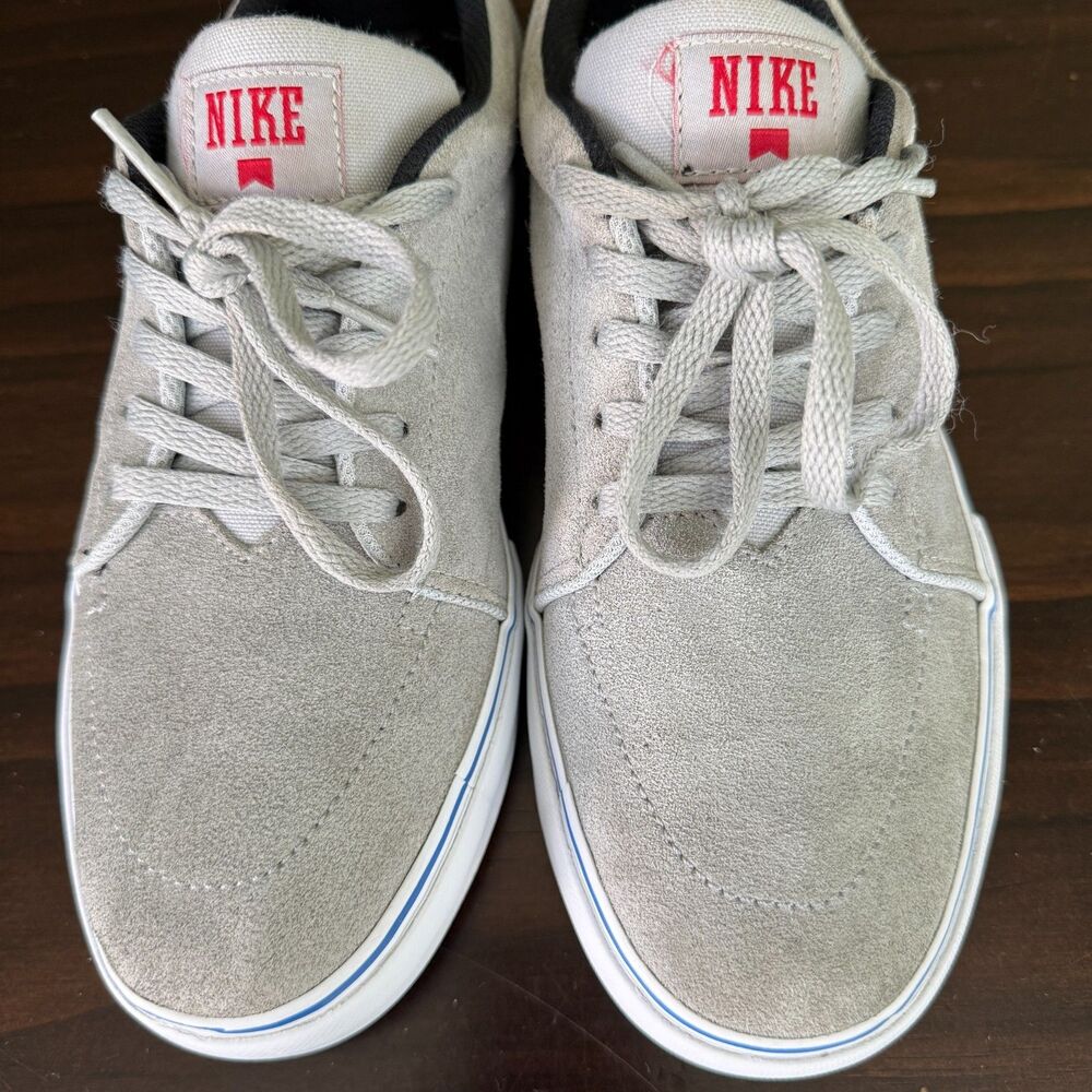 Nike Satire Armory Slate Suede SB Shoes Youth Boys Size 6 Gray Women 7.5 - Picture 10 of 12